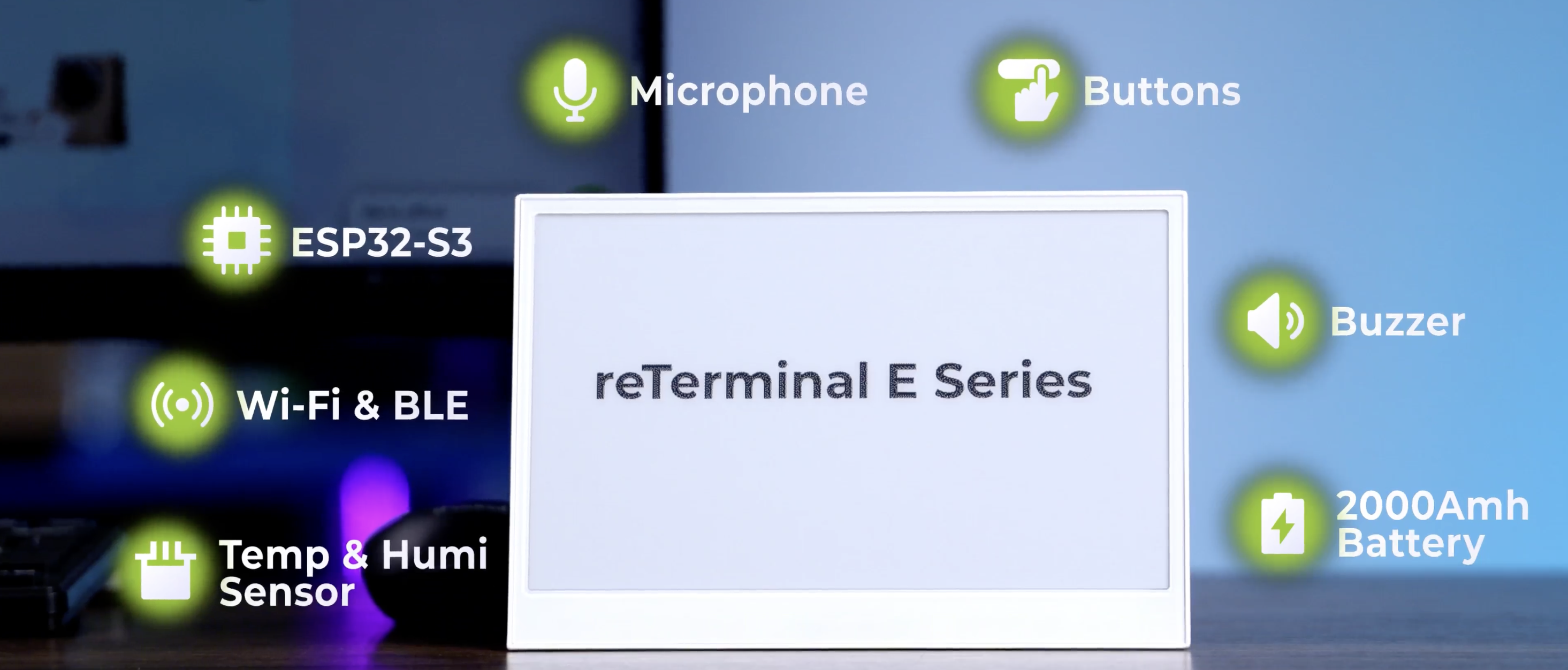 Amazon.com: reTerminal E1001 7.5″ Monochrome ePaper Display, ESP32